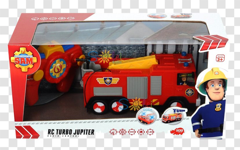 Toy Firefighter Amazon.com Car Game - Fireman Sam The Great Fire Of Pontypandy Transparent PNG