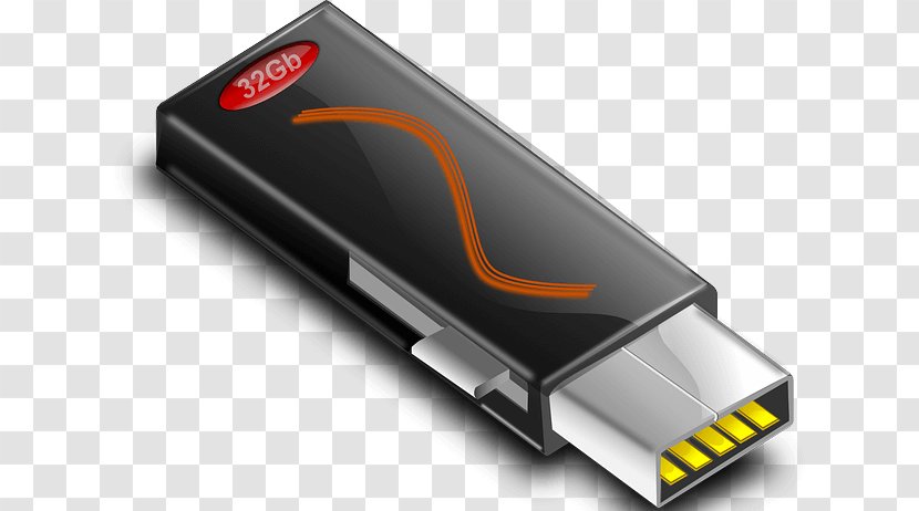 USB Flash Drives Memory Computer Data Storage Clip Art - Electronic Device - Drive Transparent PNG