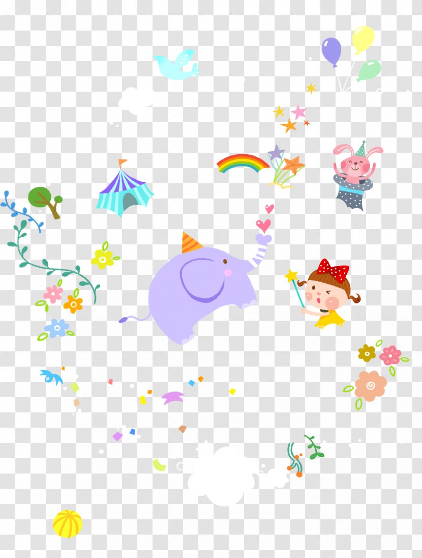 Magic Cartoon Illustration - Circus Transparent PNG