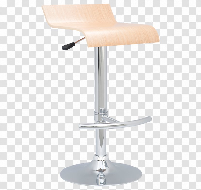 Bar Stool Stainless Steel Seat Wood Transparent PNG