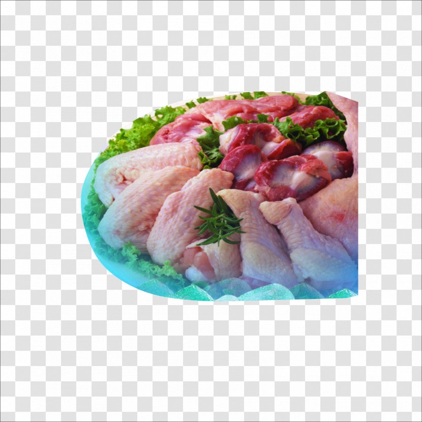 Barbecue Grill Sashimi Hot Pot Meat - Watercolor - Fresh Chicken Transparent PNG
