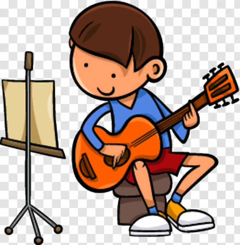 Guitarist Clip Art - Frame - Kids Play Guitar Transparent PNG