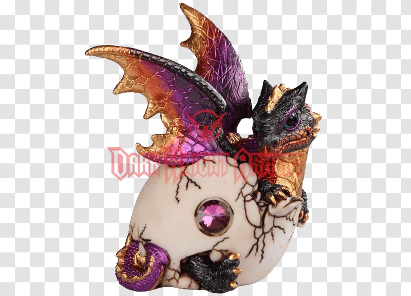Dragon Fire Breathing Fantasy Collectable Figurine - Mythical Creature - Egg Transparent PNG