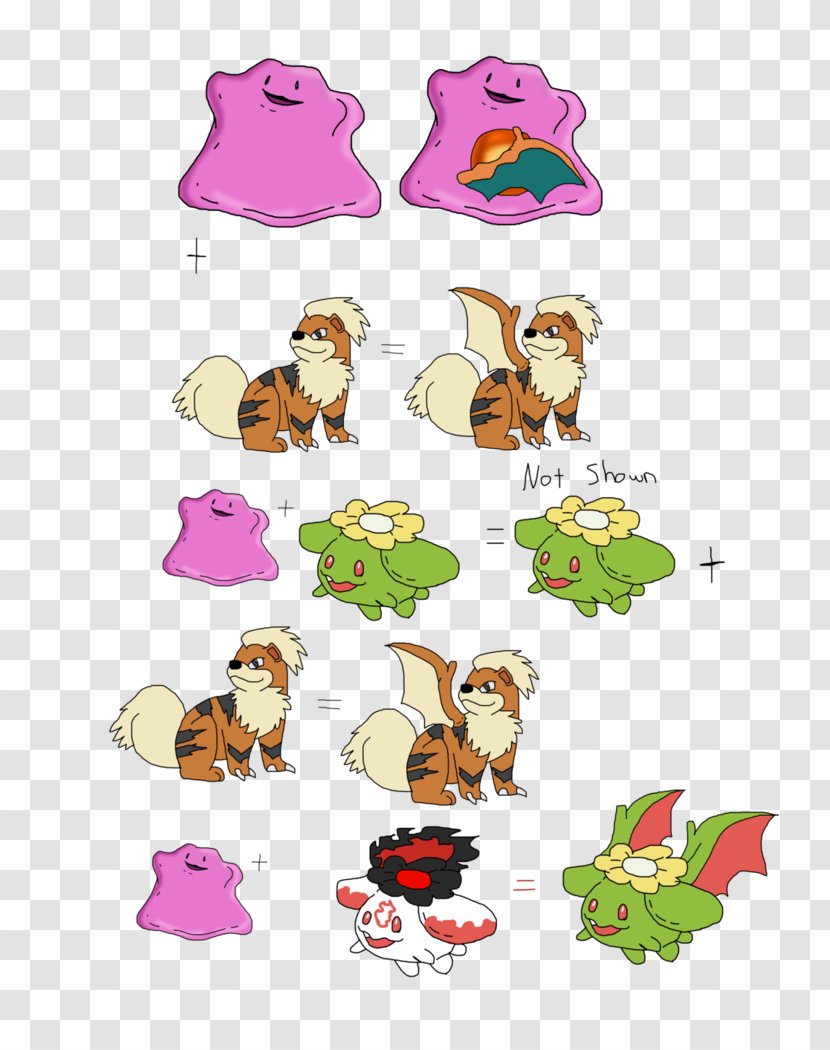 Pokémon X And Y GO Ditto Growlithe - Watercolor - Pokemon Go Transparent PNG