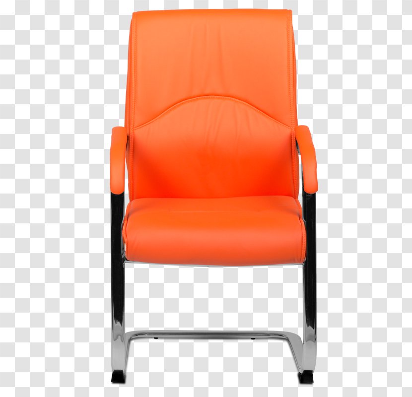 Chair Car Seat Armrest Comfort - Orange Transparent PNG