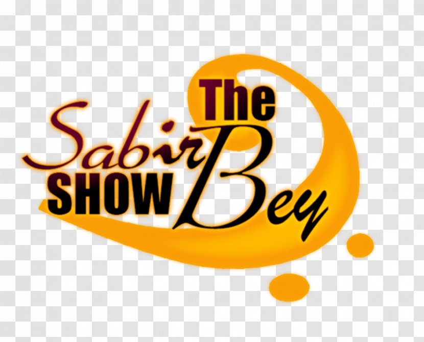 Logo THE SABIR BEY SHOW Name Tag Brand - Orange Transparent PNG
