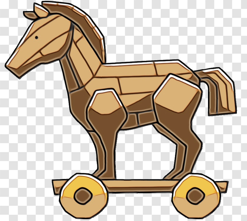 Trojan Horse Computer Security Malware Pony Transparent PNG