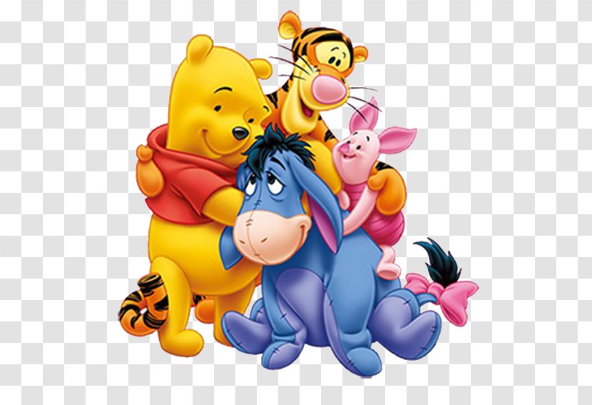 Piglet Winnie The Pooh Eeyore Tigger Roo - Frame - Transparent Image Transparent PNG