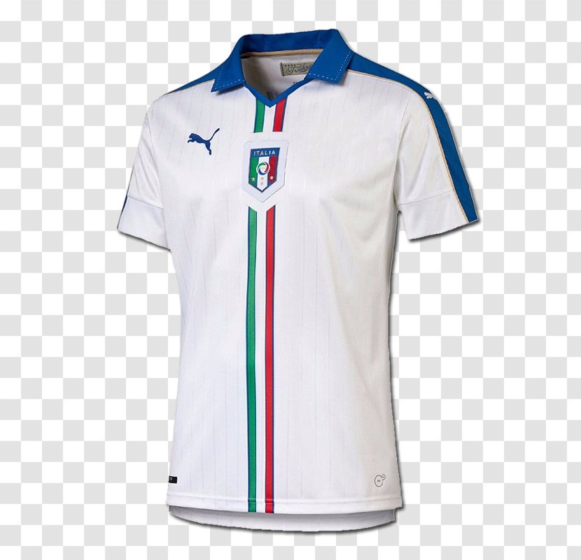 Italy National Football Team UEFA Euro 2016 Jersey Shirt - Active Transparent PNG