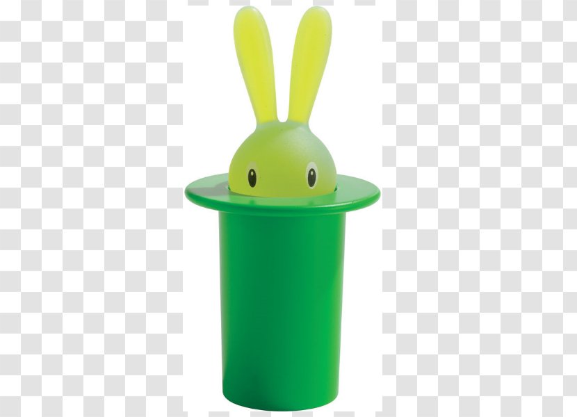 Alessi Toothpick Rabbit Green - Plastic - Design Transparent PNG