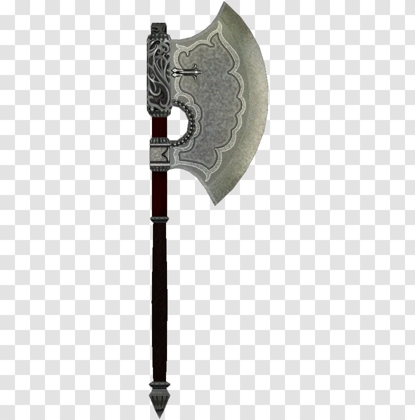 Battle Axe Dane Weapon The Elder Scrolls V: Skyrim - Hilt Transparent PNG