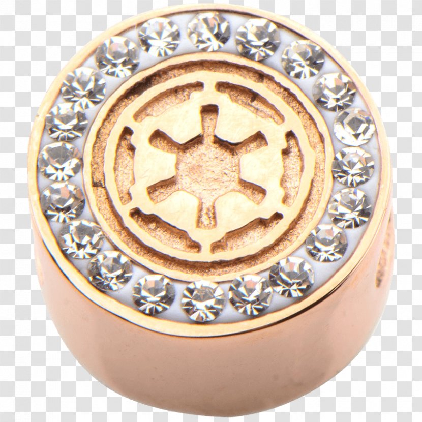 Gold Metal Star Wars Body Jewellery Galactic Empire - Jewelry Transparent PNG