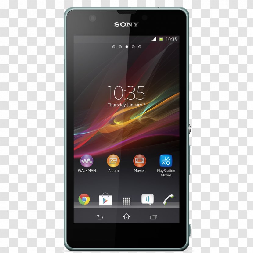 Sony Xperia ZR S Mobile Smartphone - Gsm Transparent PNG