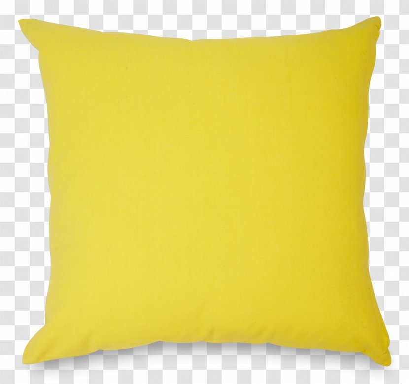 Yellow Throw Pillows Cushion Couch - Pillow Transparent PNG