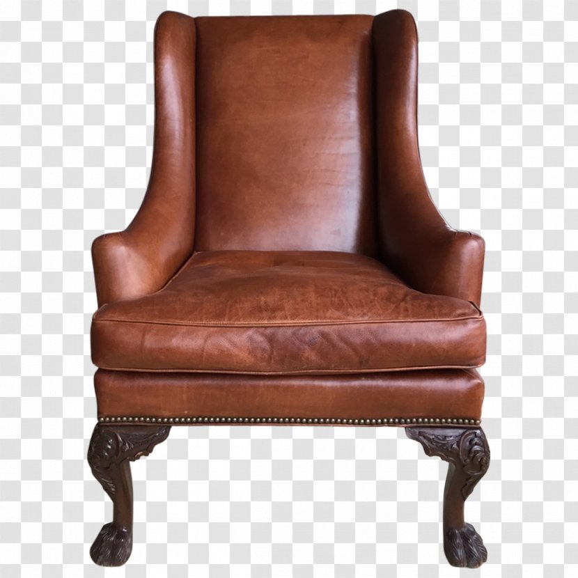 Club Chair - Leather Transparent PNG