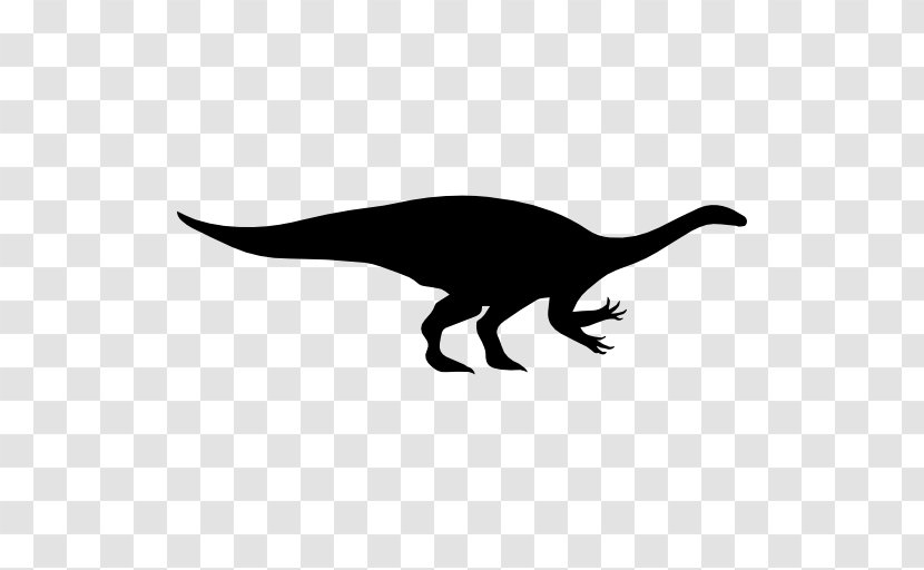 Tyrannosaurus Plateosaurus Dinosaur Iguanodon Silhouette - Vector Transparent PNG