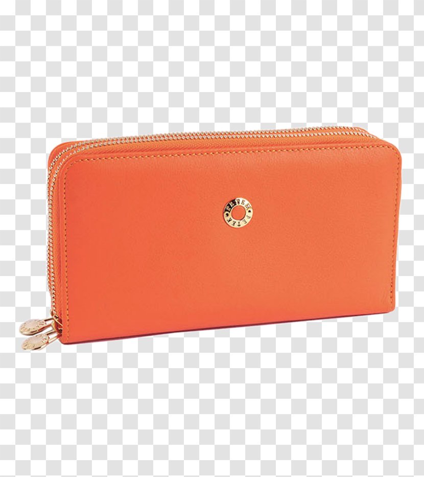 Wallet Coin Purse Handbag Leather Clothing Accessories - Orange Transparent PNG