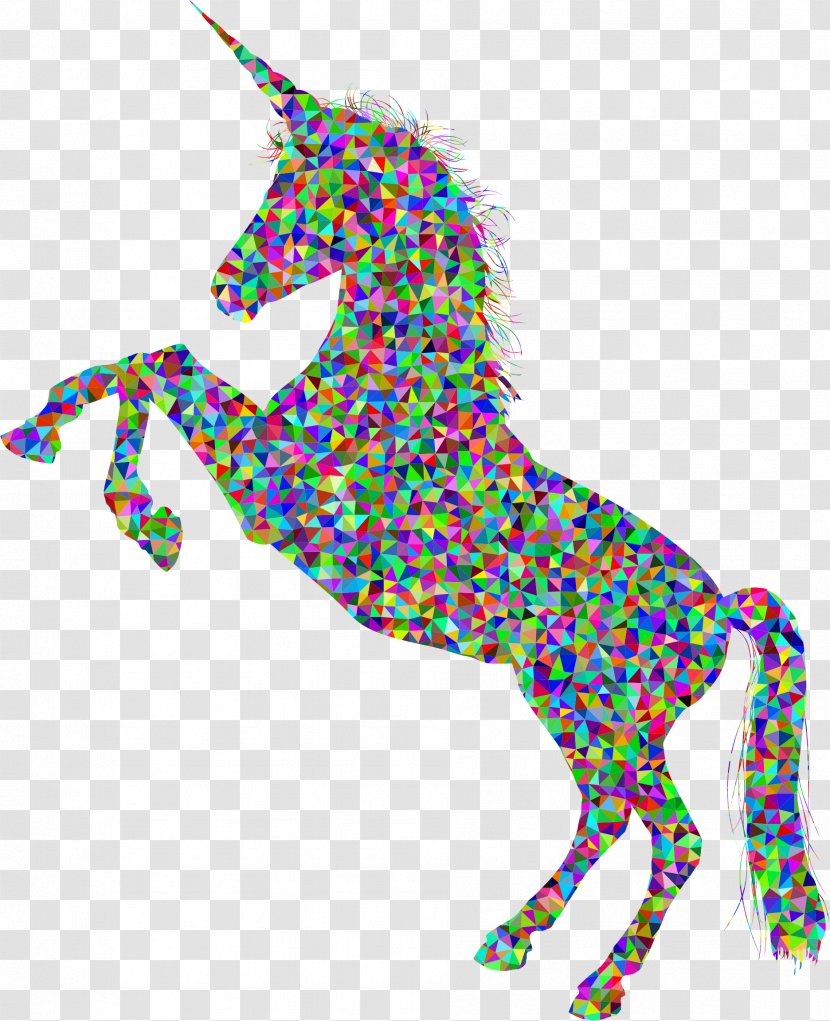 Horse Unicorn Silhouette Clip Art Transparent PNG
