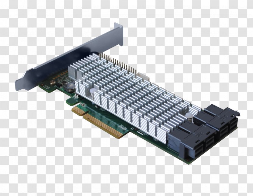 Host Adapter RAID Serial Attached SCSI ATA Disk Array Controller - Network Interface - Computer Transparent PNG