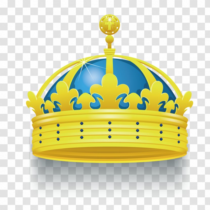 Crown Nobility Monarch King - T Shirt - Vector Golden Transparent PNG