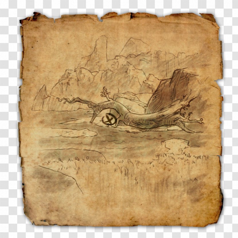 Treasure Map The Elder Scrolls Online Buried - World Transparent PNG