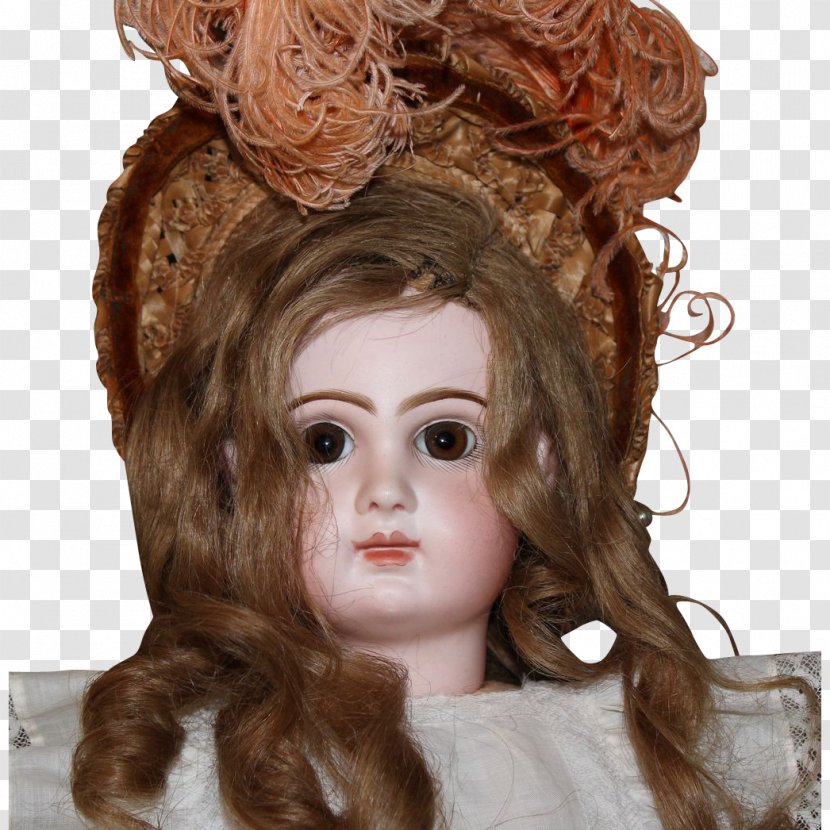 Doll - Long Hair - Coloring Transparent PNG