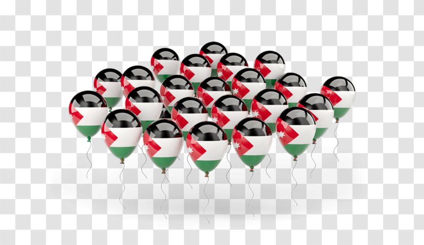 Christmas Ornament - Flag Of Jordan Transparent PNG
