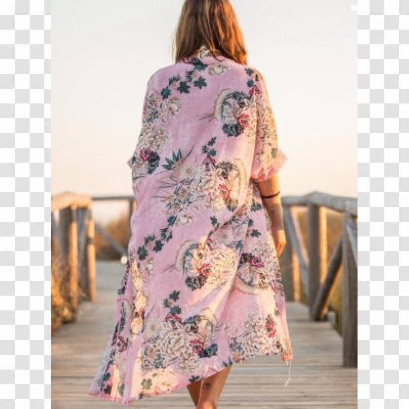 Robe Tarifa Soul Sleeve Kimono Dress - Neck Transparent PNG