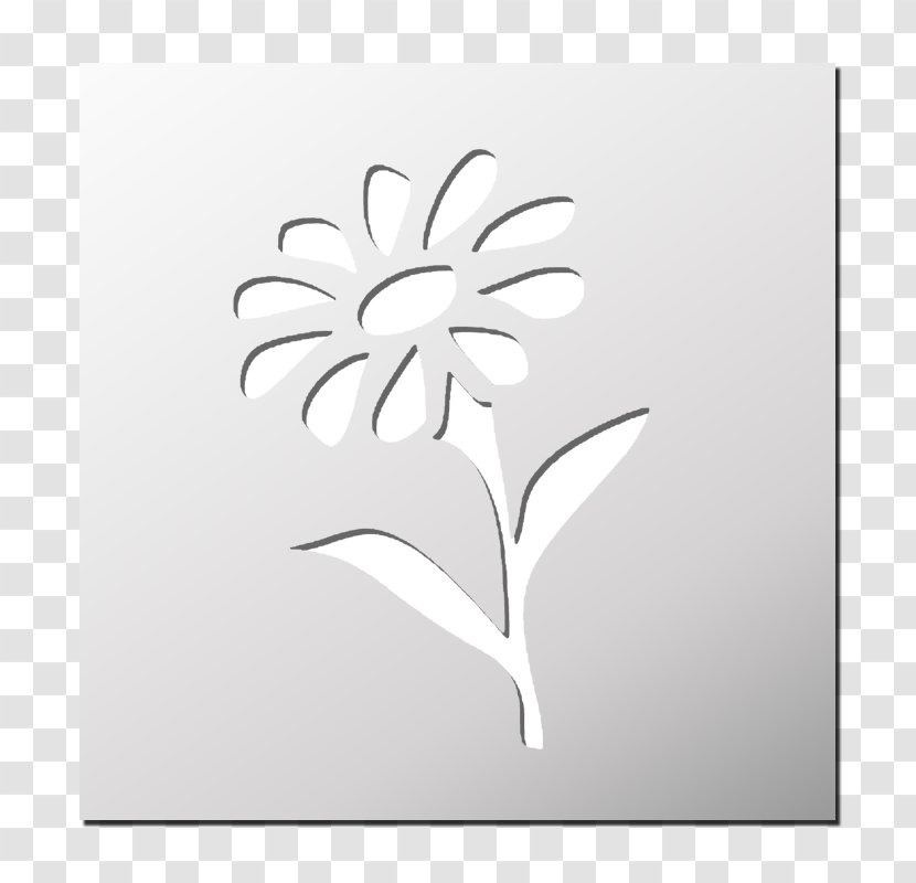 Stencil Silhouette Drawing Paper - Flora Transparent PNG