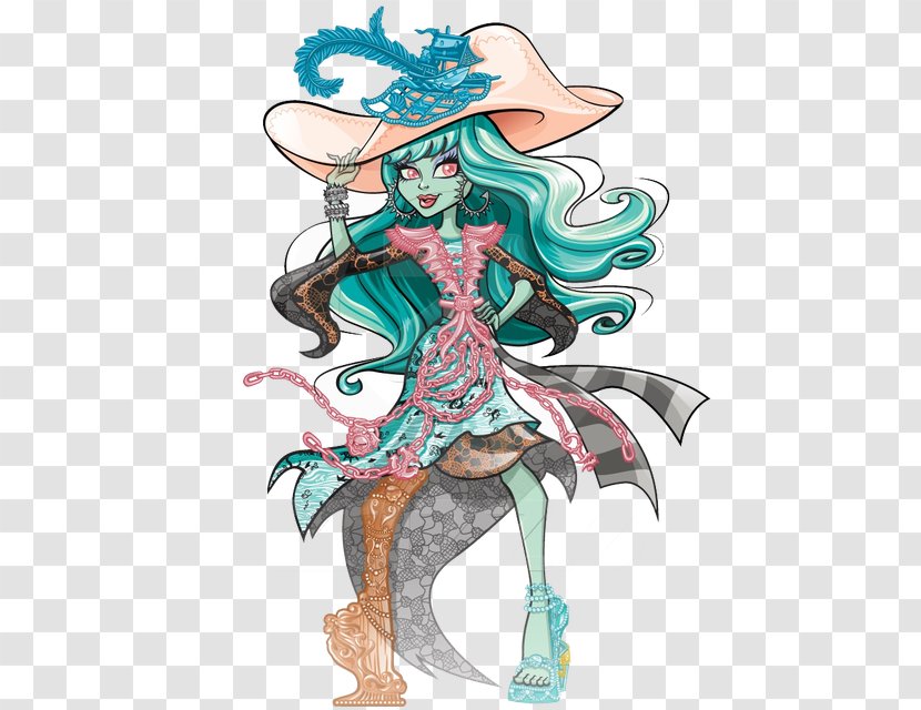 Monster High Vandala Doubloons River Styxx Doll Cleo DeNile - Flower Transparent PNG