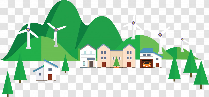 Eco Town Transparent PNG