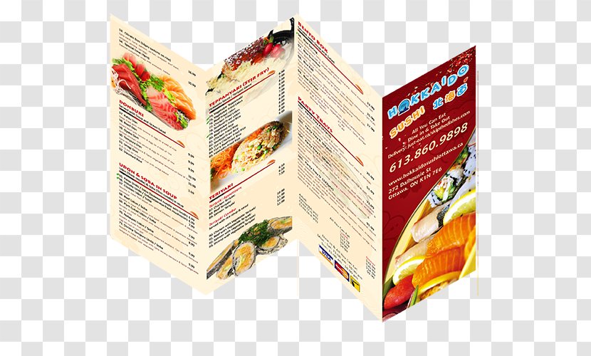 Hokkaido Sushi Menu Food Sashimi - Deliver The Take Out Transparent PNG