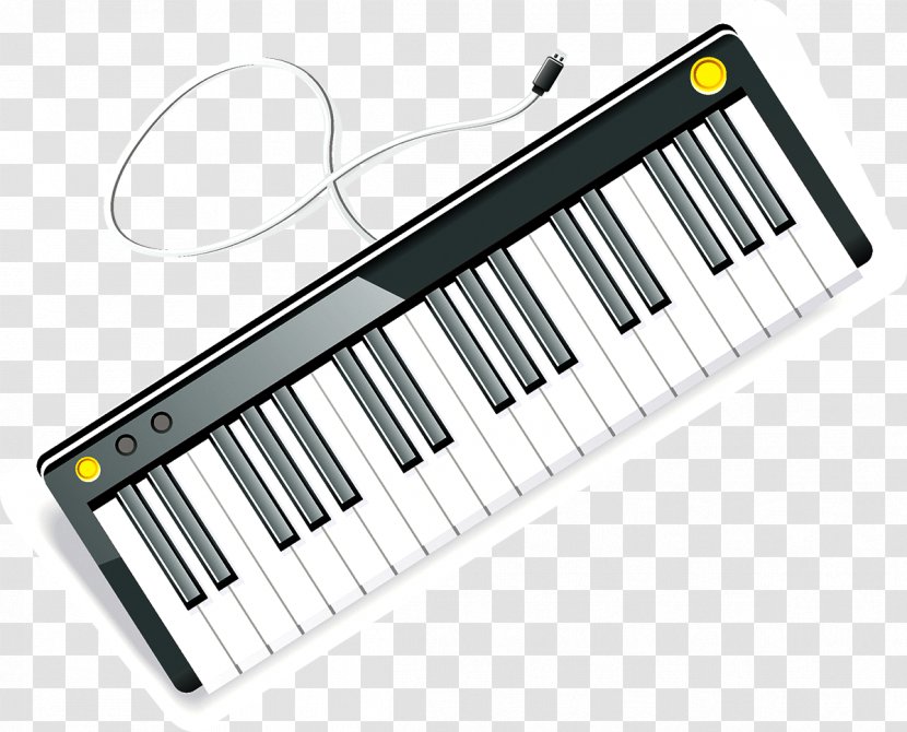 Electronics Electronic Products - Cartoon - Keyboard Transparent PNG