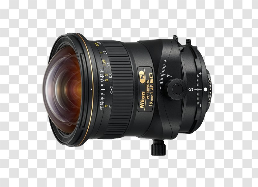 Nikon PC-E Nikkor 24mm F/3.5D ED Perspective Control Lens Camera Photography Transparent PNG
