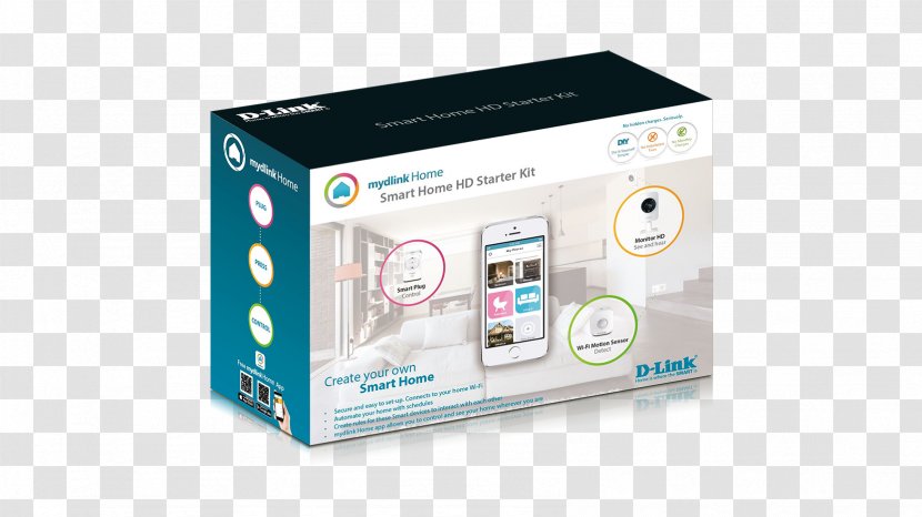 Home Automation Kits D-Link Europe - Dlink Dchs150 - Smart House Transparent PNG