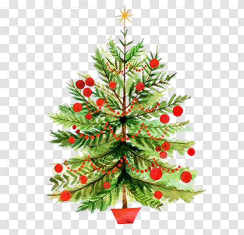 Christmas Tree Card Clip Art - New Year - Pictures Transparent PNG