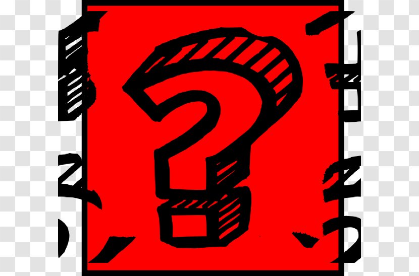 Clip Art - Youtube - Red Question Transparent PNG