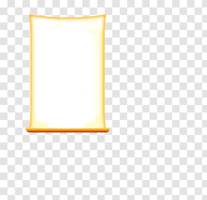 Paper Yellow Pattern - Rectangle - Gold Frame Transparent PNG
