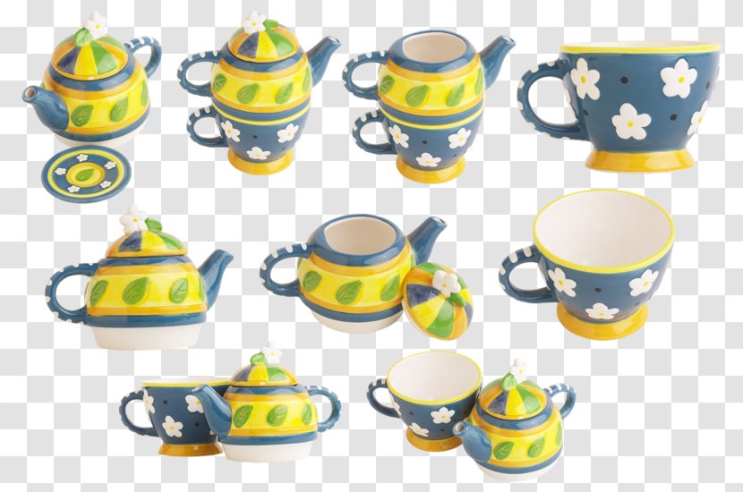 Coffee Cup Ceramic Kettle Mug - Teapot Transparent PNG