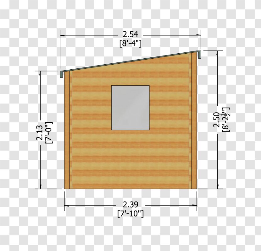 Shed Log Cabin Window Danbury Crinan - Roof - Arbour Transparent PNG