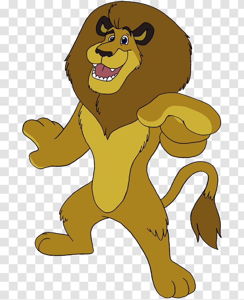 Lion Alex Melman Tiger Vitaly - Flower - Draw The Transparent PNG