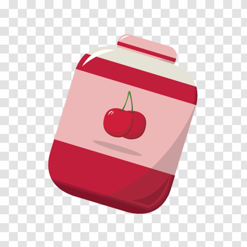 Cherry Download - Fruit Preserves - Vector Jar Of Jam Creative Transparent PNG