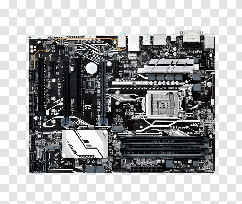 Motherboard Intel Computer Hardware CPU Socket LGA 1151 - Displayport Transparent PNG