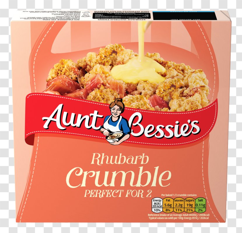 Breakfast Cereal Crumble Apple Crisp Pie Aunt Bessie's - Food Transparent PNG