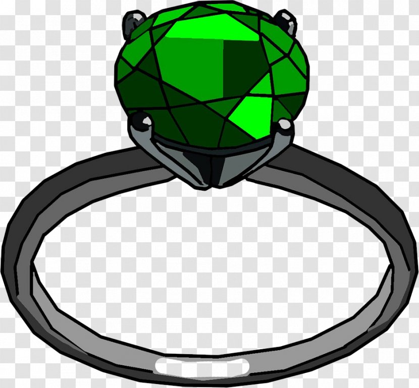 Green Ring Emerald Jewellery Clip Art - Gemstone Transparent PNG