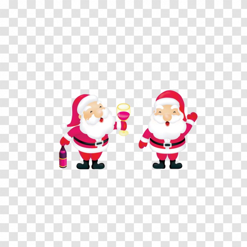 Santa Claus Cartoon Christmas Clip Art - Decoration Transparent PNG