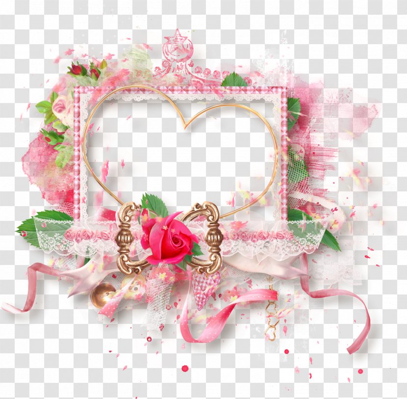 Valentine's Day Flower Garden Roses Heart Love - Bouquet Transparent PNG