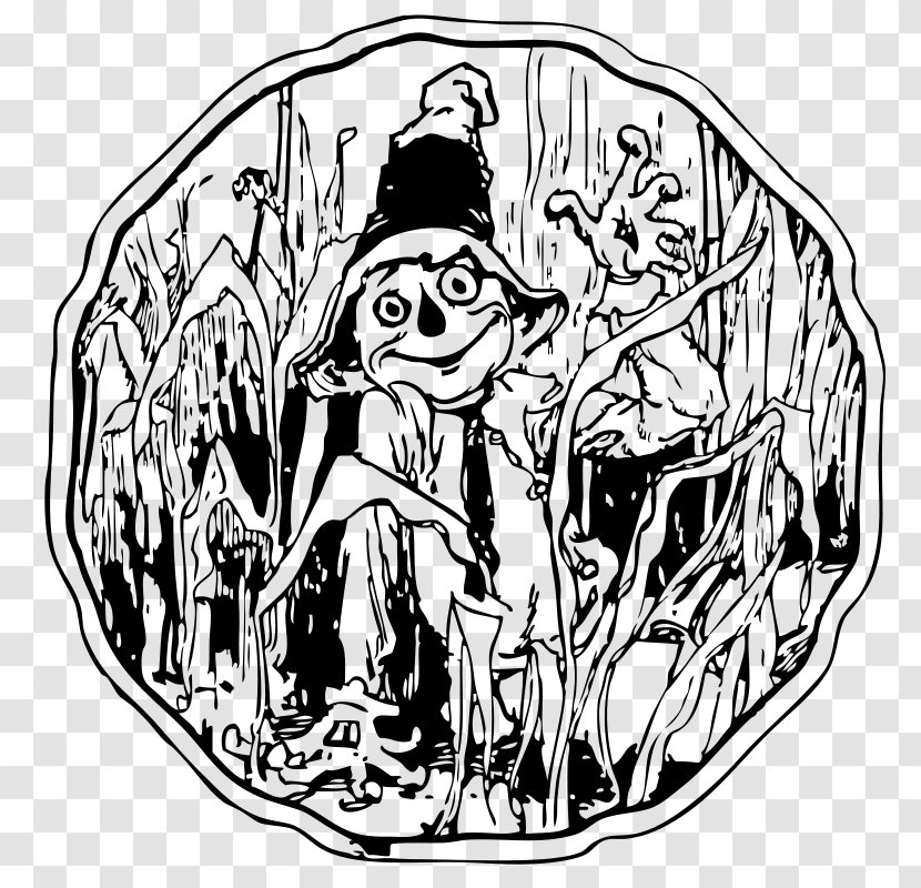 Scarecrow The Wonderful Wizard Of Oz Tin Man Clip Art - Silhouette - Cliparts Transparent PNG