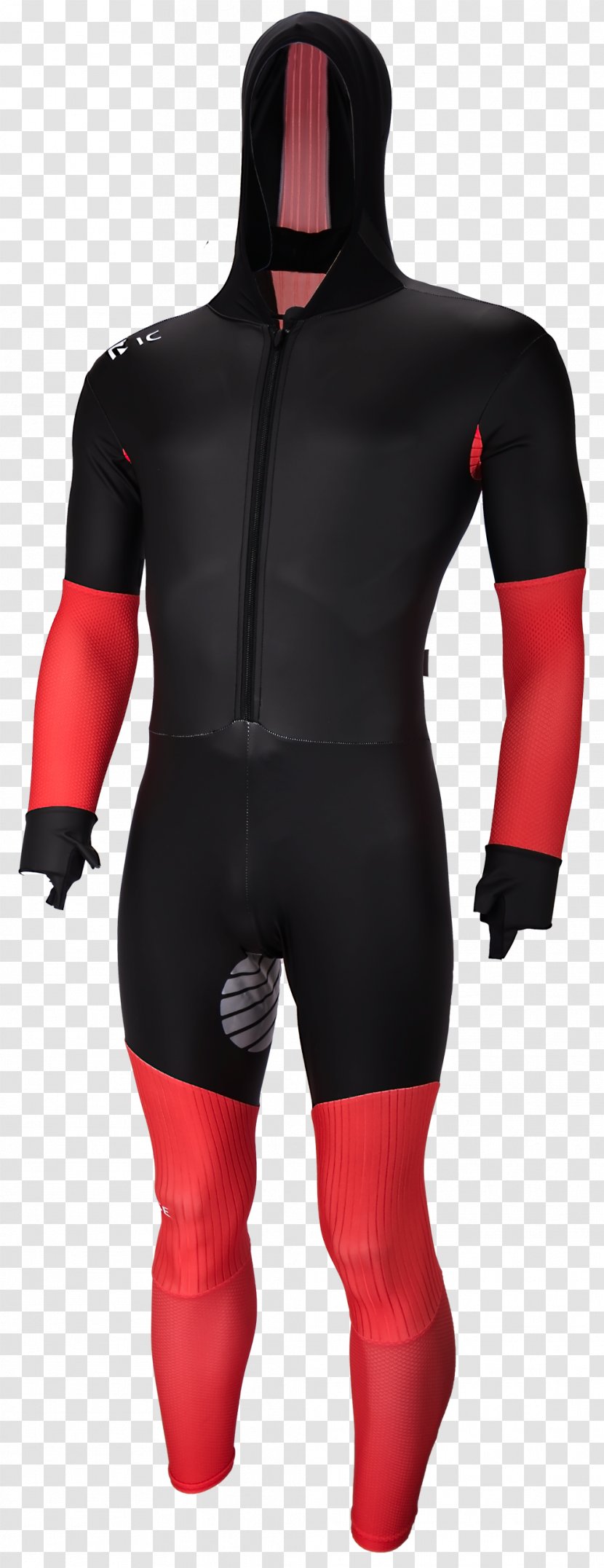 Schaatspak Wetsuit Ice Skating Red - Sock - Suit Transparent PNG