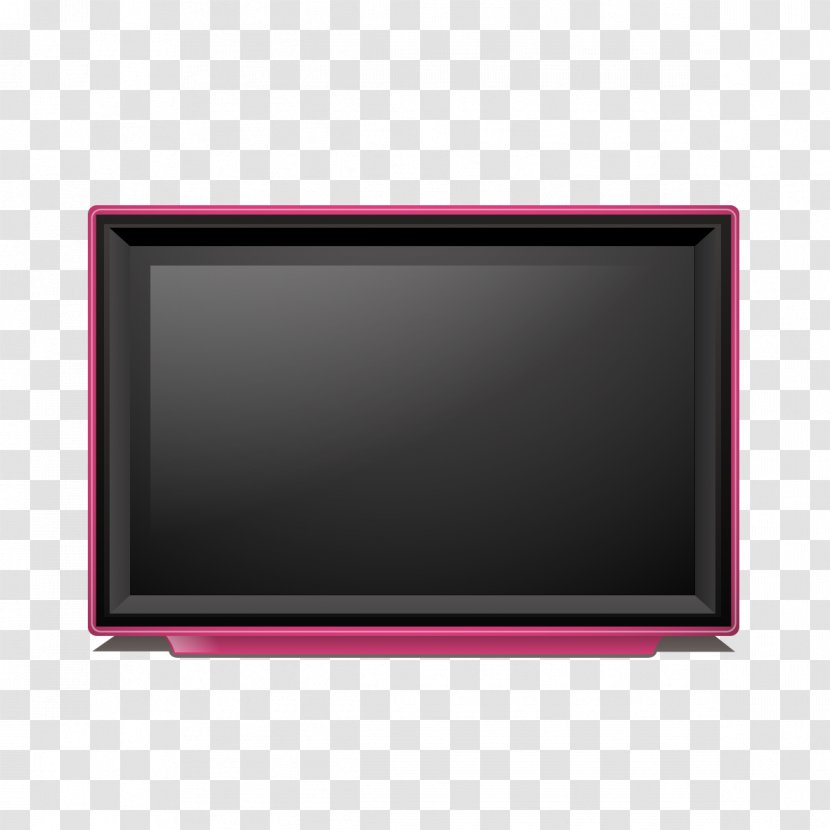 Multimedia Text Computer Monitor Picture Frame - Vintage TV Transparent PNG